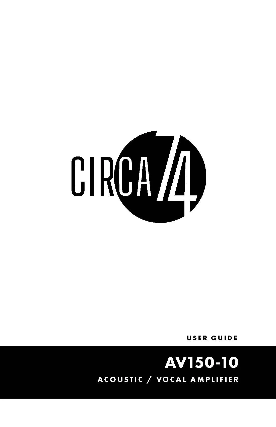Circa Owners Manual | Taylor Guitars